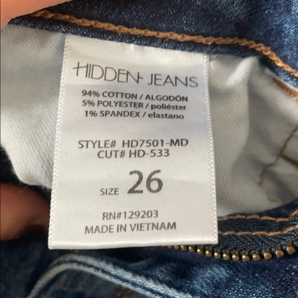 High Waisted Ripped Skinny Jeans - Picture 4 of 5